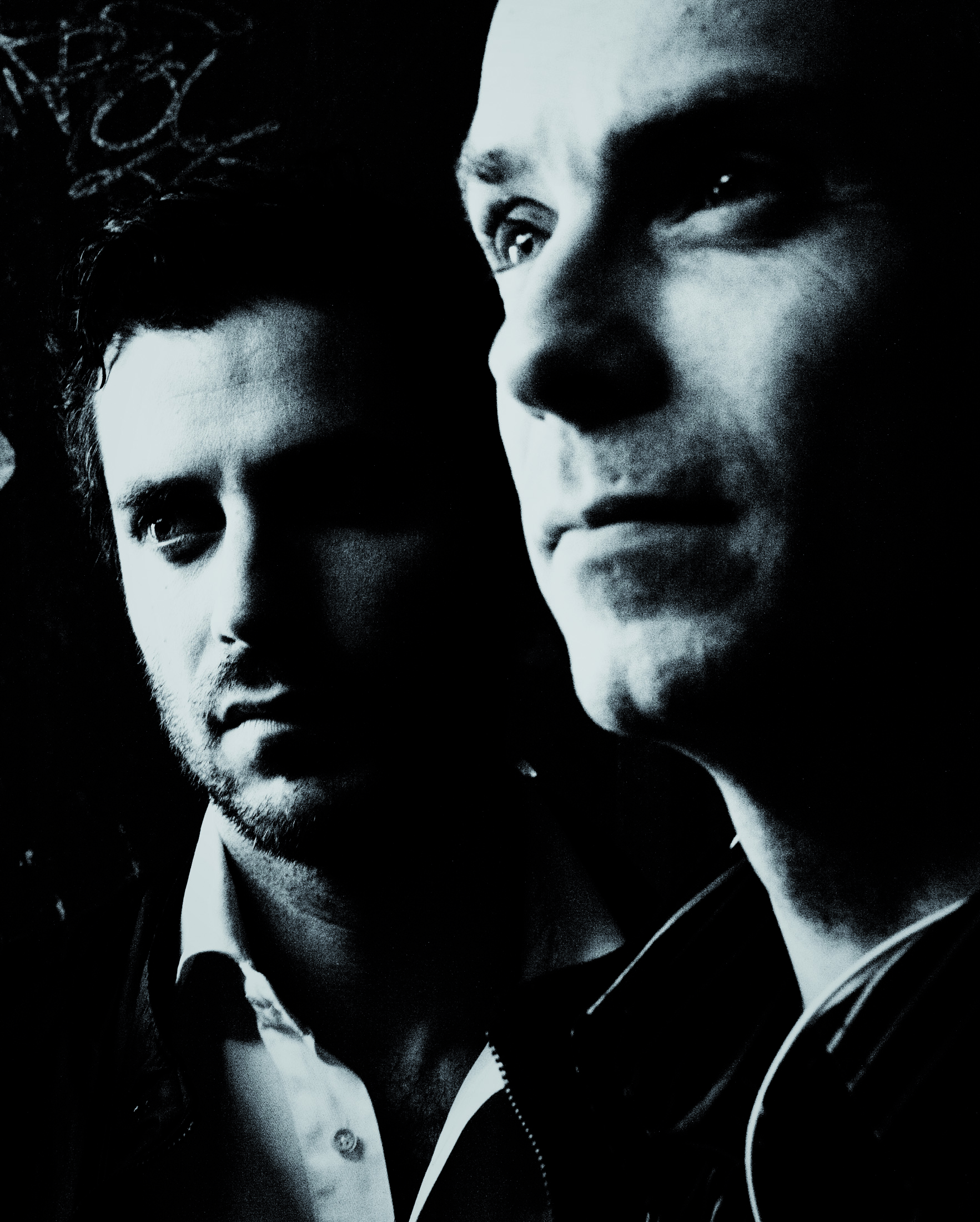 Jens Lapidus och Peter Bergting